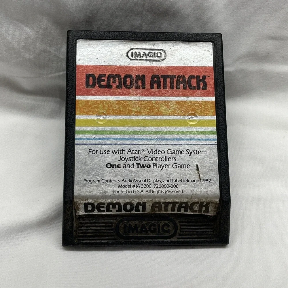 Imagic Demon Attack Game Cartridge For Atari 2600 - Used,‎ Untested.